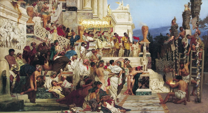 Светочи христианства. Факелы Нерона. Генрих Семирадский Светочи христианства. Факелы Нерона. Генрих Семирадский