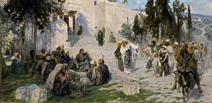 Василий Поленов. Христос и грешница Василий Поленов. Христос и грешница