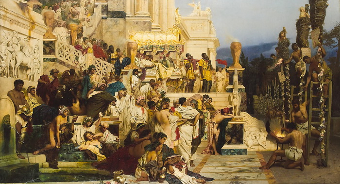 Генрих Семирадский. Светочи христианства. Факелы Нерона Генрих Семирадский. Светочи христианства. Факелы Нерона