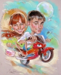 Шарж. С ветерком