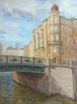 Кокушкин мост, канал Грибоедова, солнце