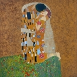 Поцелуй. Копия. Густав Климт