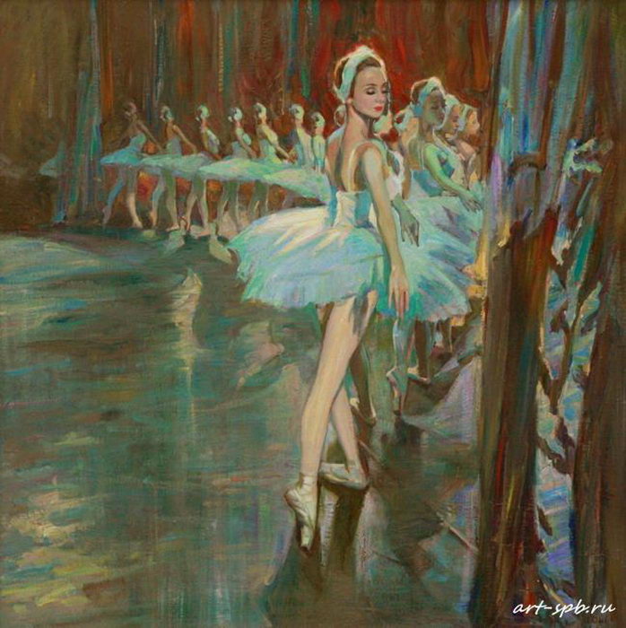Девушки-Лебеди из балета Лебединое озеро