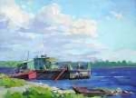 Пристань на Волге