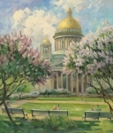 Сирень у Исаакиевского собора