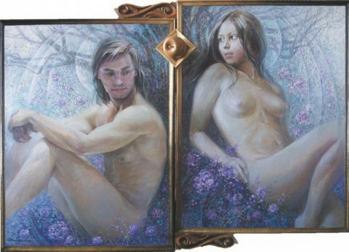 Адам и Ева. Диптих