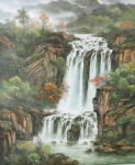 Каскадный водопад