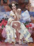 Утро. Красные розы