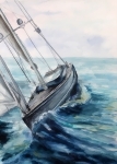 Яхта в море 3