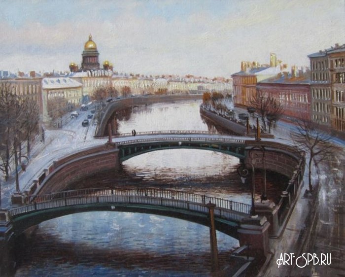 Краснофлотский и Поцелуев мост Краснофлотский и Поцелуев мост