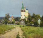 Вечер село Горицы
