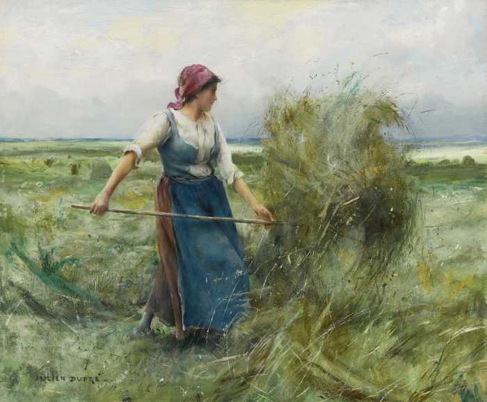 Ворошение сена. Жюльен Дюпре Ворошение сена. Жюльен Дюпре