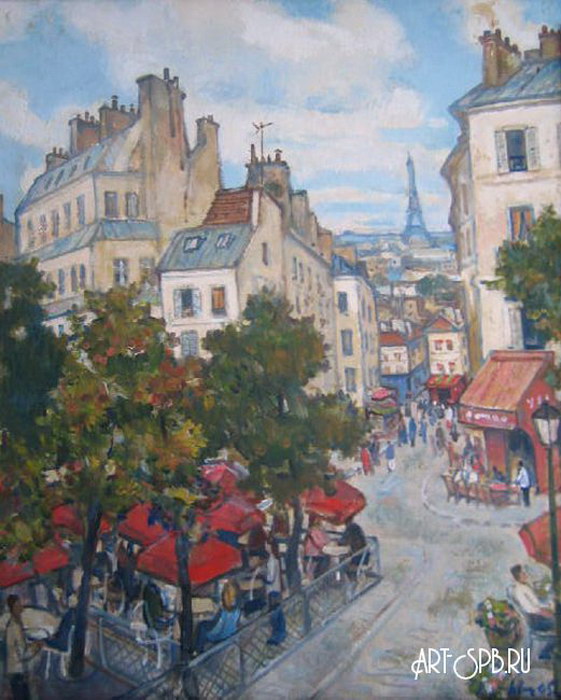 Парижская улочка Парижская улочка