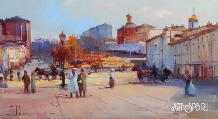Теплая осень. Рождественский бульвар