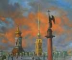 В облаках