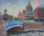 Исаакиевский собор. Вид от Синего моста