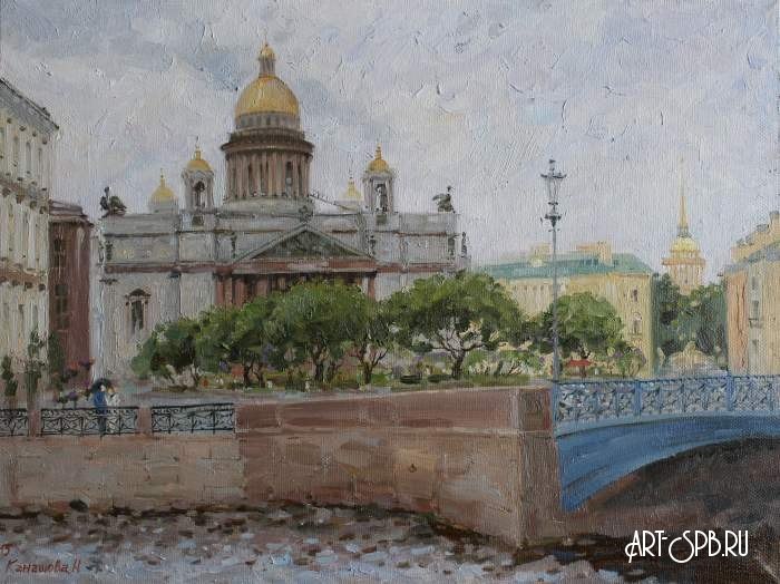 Исаакиевская площадь. Прохладный июнь Исаакиевская площадь. Прохладный июнь