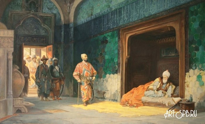 Пленение Баязида Тимуром. Станислав Хлебовский Пленение Баязида Тимуром. Станислав Хлебовский