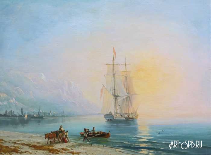 Спокойное море. Копия. Иван Айвазовский