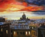Закат в Петербурге