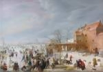 Сцена на льду близ города. Копия. Хендрик Аверкамп