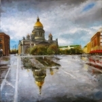 Исаакий после дождя