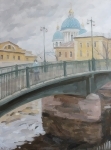 Красноармейский мост и Троицкий собор