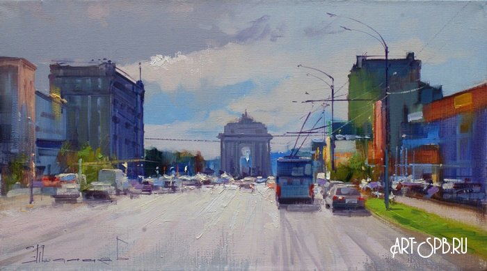 Движение небесного светила. Кутузовский проспект