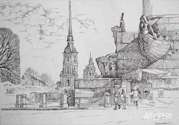 Петербург стрелка Васильевского острова