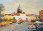 Мойка вид на Исаакиевский собор
