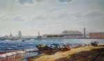 Вид на Стрелку Васильевского острова