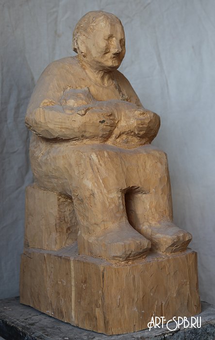 Бабушка с кошкой Бабушка с кошкой