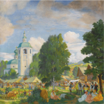Деревенская ярмарка. Борис Кустодиев