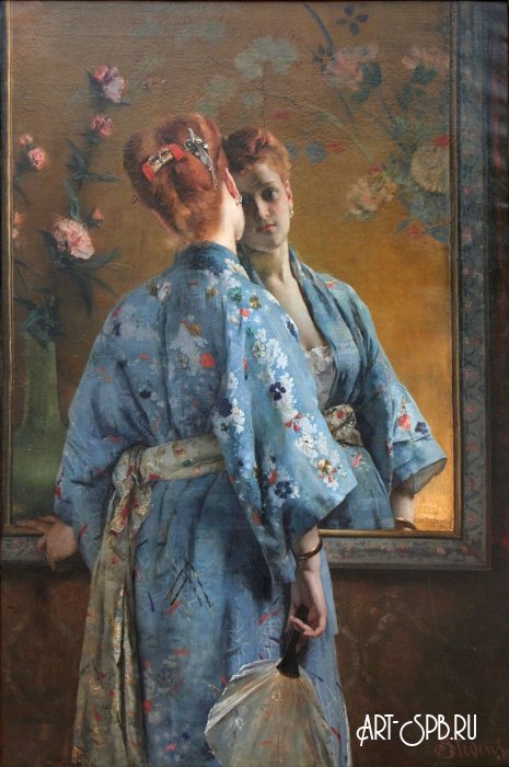 Японская парижанка. Альфред Стевенс Японская парижанка. Альфред Стевенс