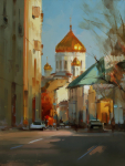 Осень в Гагаринском переулке. Москва