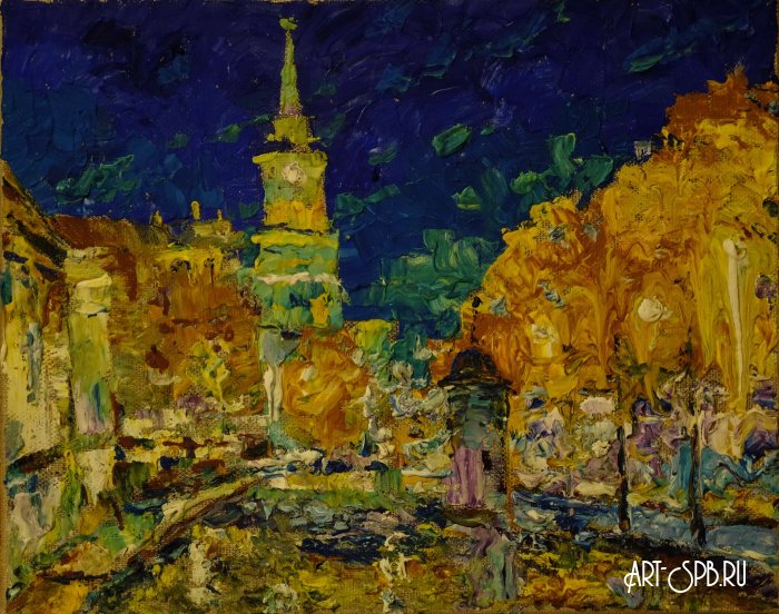 Санкт-Петербург. Ночь. Невский проспект Санкт-Петербург. Ночь. Невский проспект