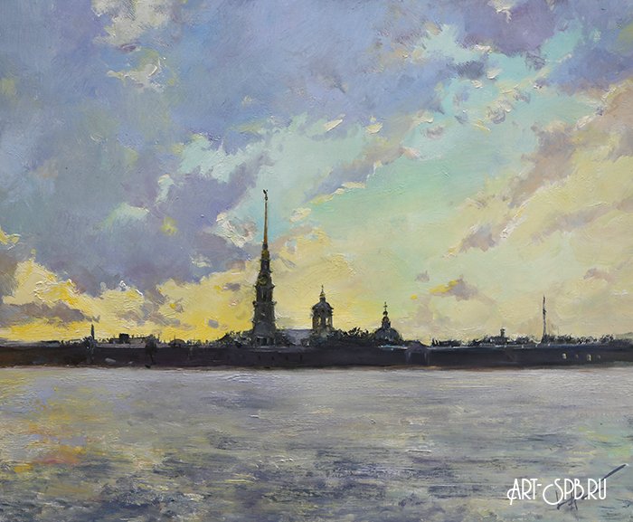 Петропавловская крепость. Вечер