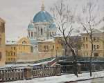 Снежный мост. С-Петербург