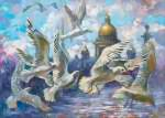 Чайки в городе