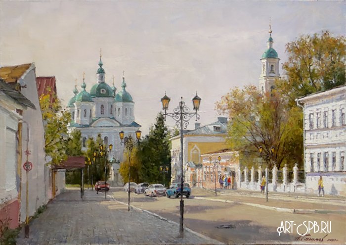 Елабуга. Утро на улице Спасской Елабуга. Утро на улице Спасской
