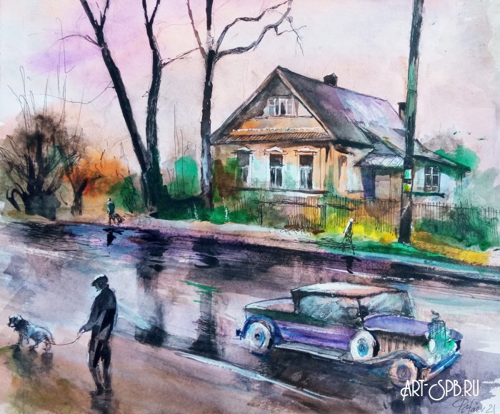 Улица Центральная  в Лампово