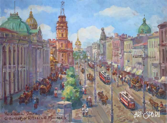 Санкт-Петербург. Невский проспект 1910-е годы Санкт-Петербург. Невский проспект 1910-е годы