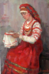 За вышивкой. Брянская область