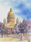 Исаакиевский собор и Александровский сад