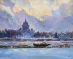 Жемчужное небо над Петербургом