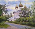 Устюженский храм после заката