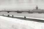 Пейзаж с видом на Благовещенский мост