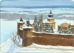 Нижегородский Кремль зимой. Февраль