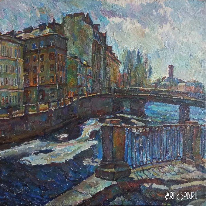 Аларчин мост. Весна Аларчин мост. Весна