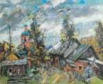 День ненастный. Село Никольское